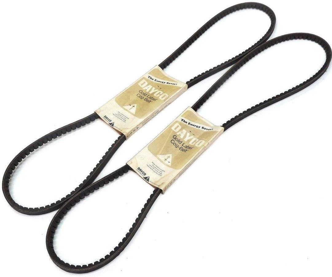 Used LOT OF 2 NEW DAYCO AX62 GOLD LABEL COG BELTS