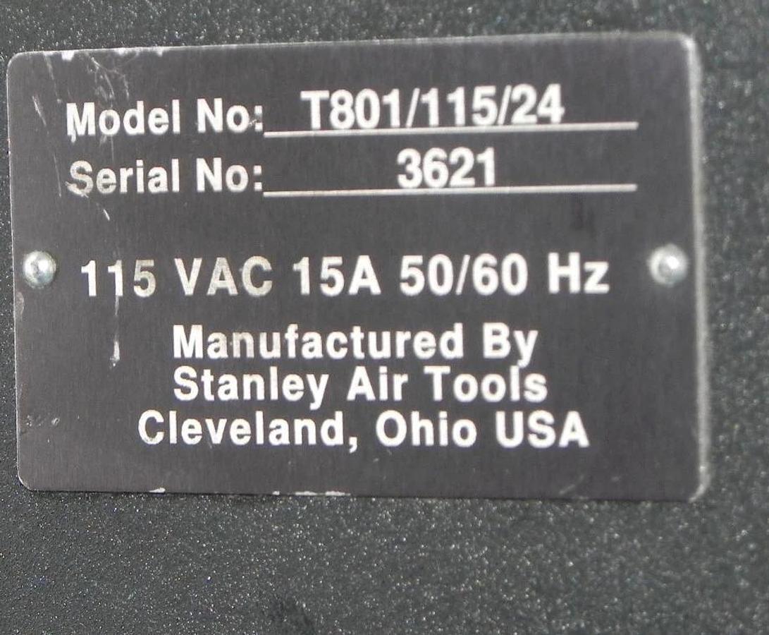 Used STANLEY T801/115/24 ELECTRIC TOOL CONTROLLER 115V