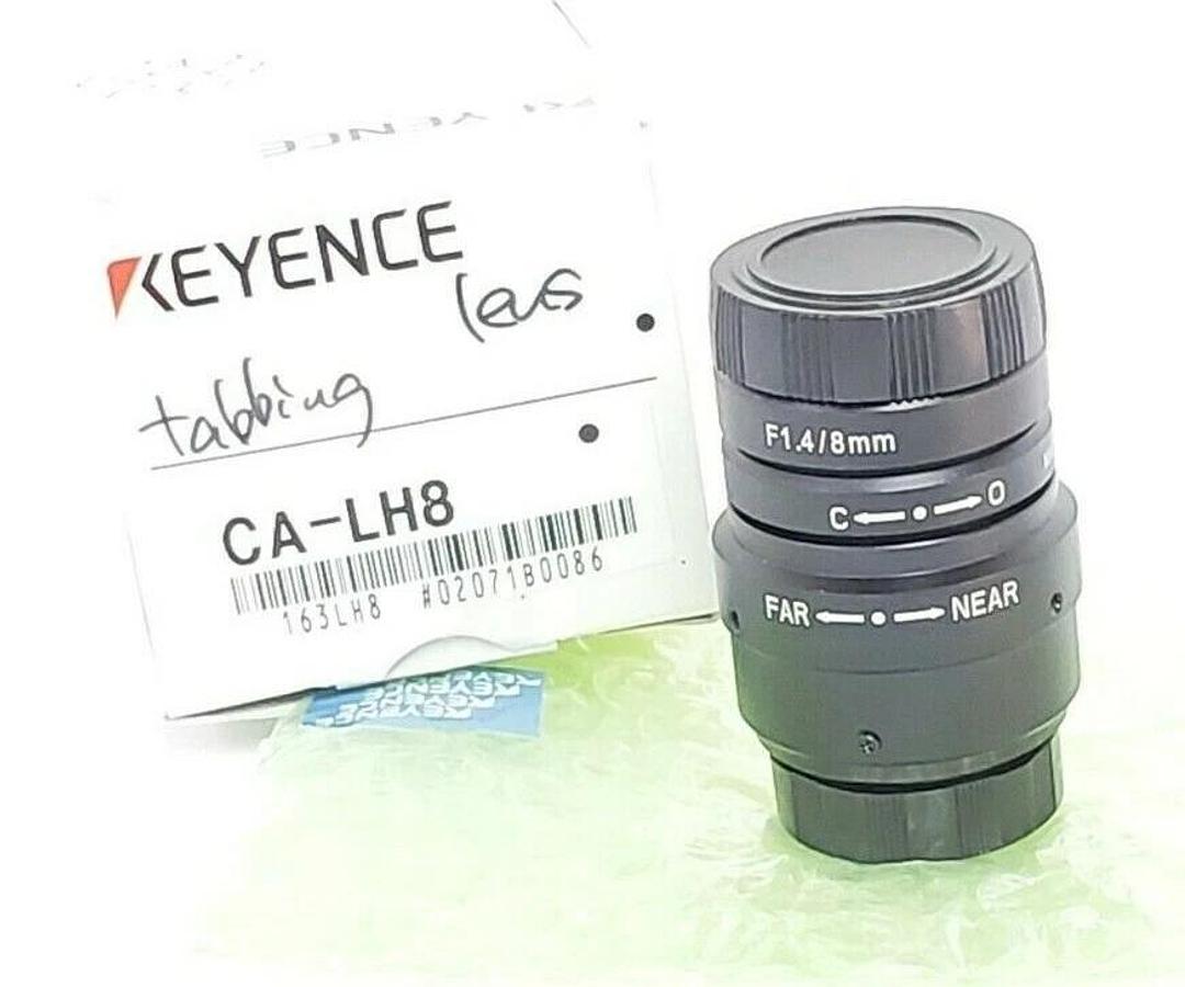 NIB KEYENCE CA-LH8 HIGH-RESOLUTION LOW-DISTORTION LENS163LH8 CALH8