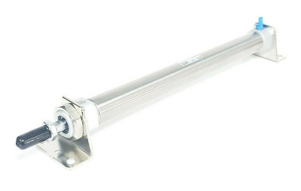 Used NEW SMC CDM2L25-250Z SERIES CM2 AIR CYLINDER, 2E1-5YK, MAX 1.0MPa, CDM2L25250Z
