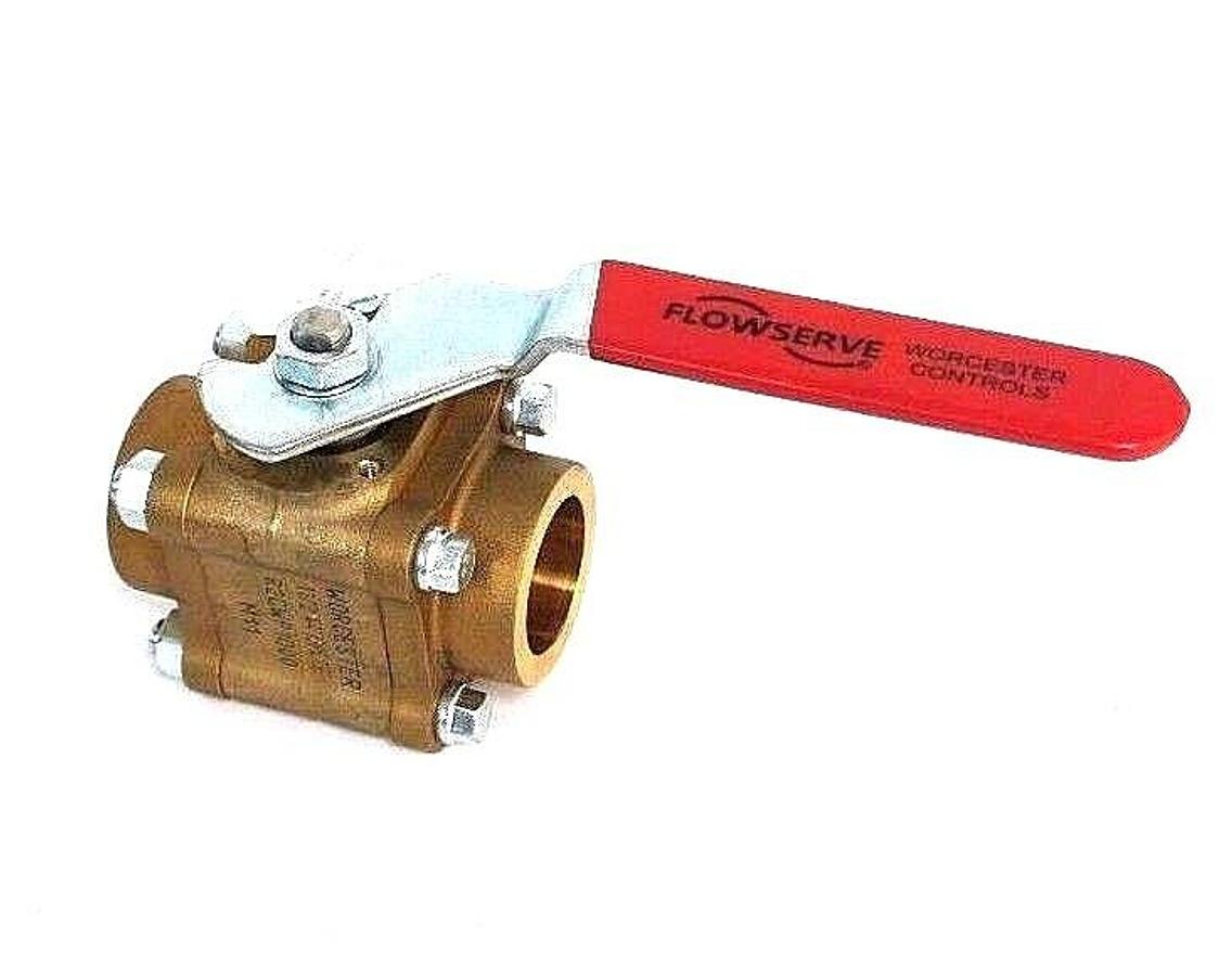 Used NEW WORCESTER FLOWSERVE R2CWP1000 BALL VALVE 1-1/2" SWT 11/2 4416PETE, 4416PMTE