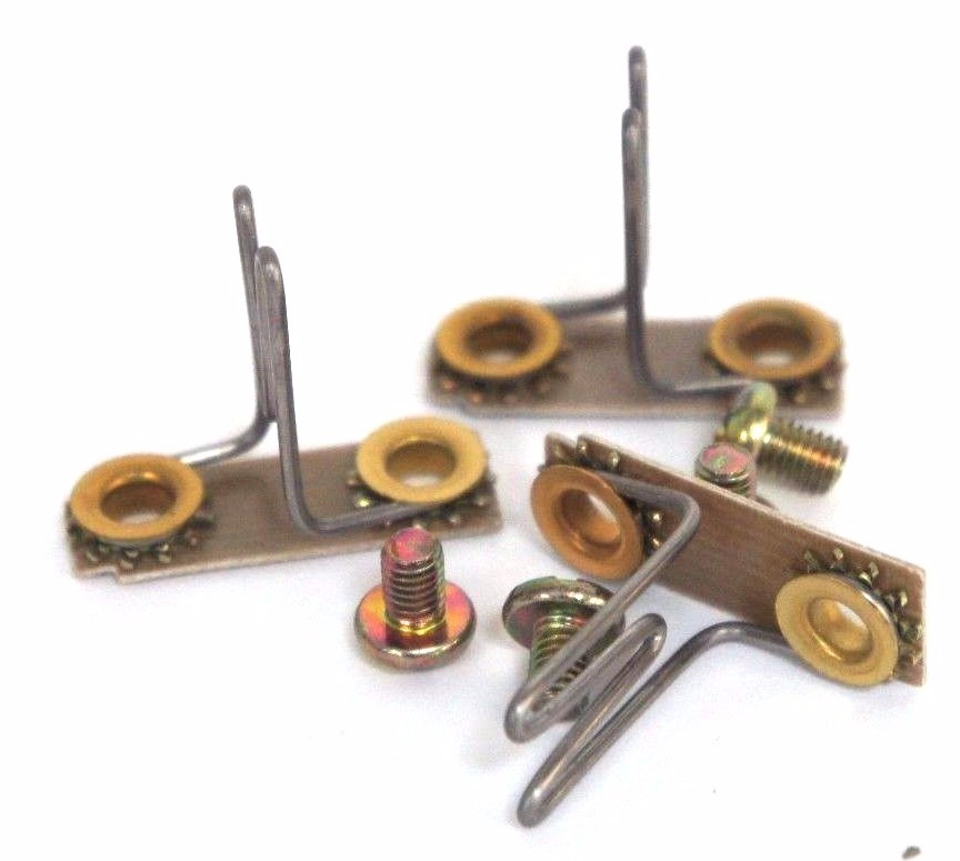Used BOX OF 3 NEW GENERAL ELECTRIC CR123C466A HEATER ELEMENTS W/ 4 SCREWS C466A