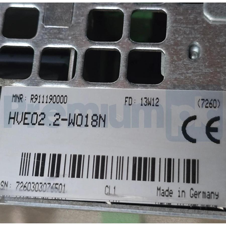 Indramat Rexroth HVE02.2-W018N | R911190000 DIAX04 Power Supply Module NSNP