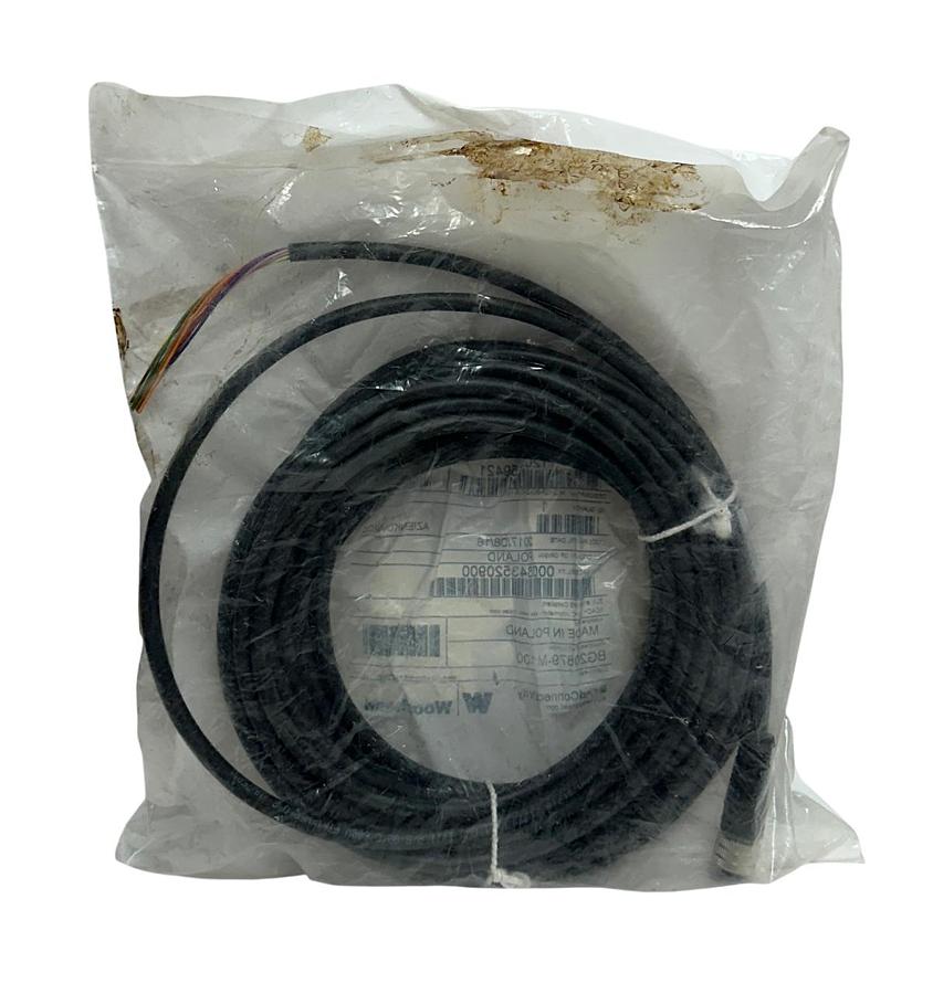 MOLEX WOODHEAD BG20879-M100 / 1200659421 CABLE D8 CORDSET SINGLE-ENDED NSFS