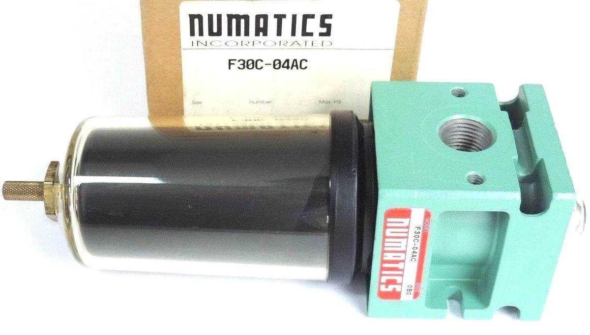 Used NIB NUMATICS F30C-04AC REGULATOR FILTER COALESCER 1/2", F30C04AC