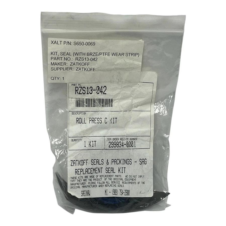 Zatkoff Seals RZS13-042 Roll Press Packing Kit S6500069 New Surplus