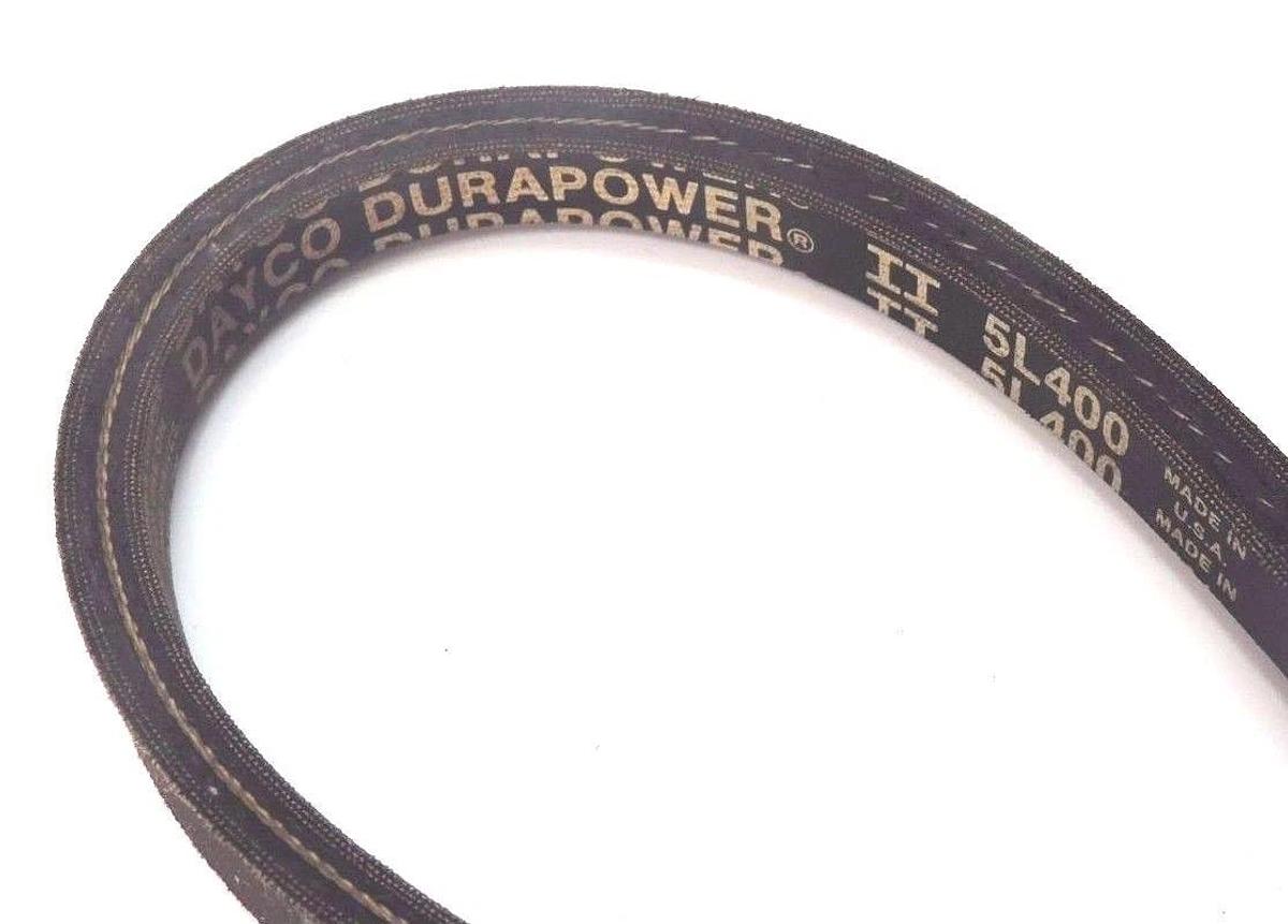 Used LOT OF 2 NEW DAYCO 5L400 DURAPOWER BELTS SIZE: 25'' X 5/8''
