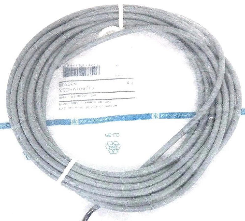 Used NEW TELEMECANIQUE XZCPV1041L5 PVC PRE WIRED FEMALE CONNECTOR, 907354
