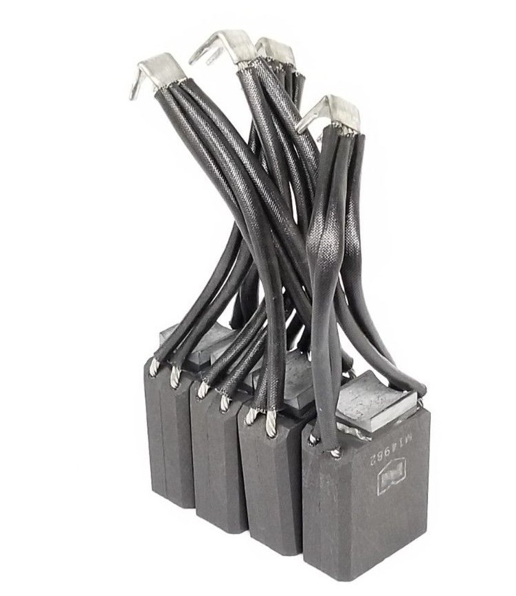 Used LOT OF 4 NEW NATIONAL M14982 CARBON BRUSHES 3/4''X1-1/2''