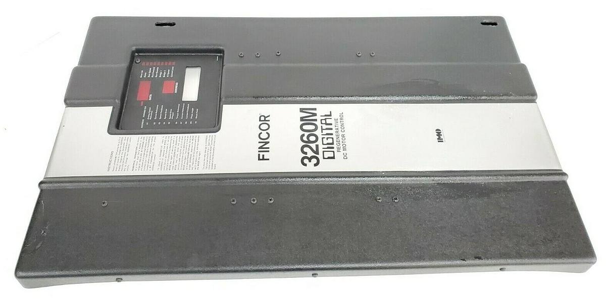 Used FINCOR 3260M DIGITAL REGENERATIVE DC MOTOR CONTROL COVER MODEL: 3263M