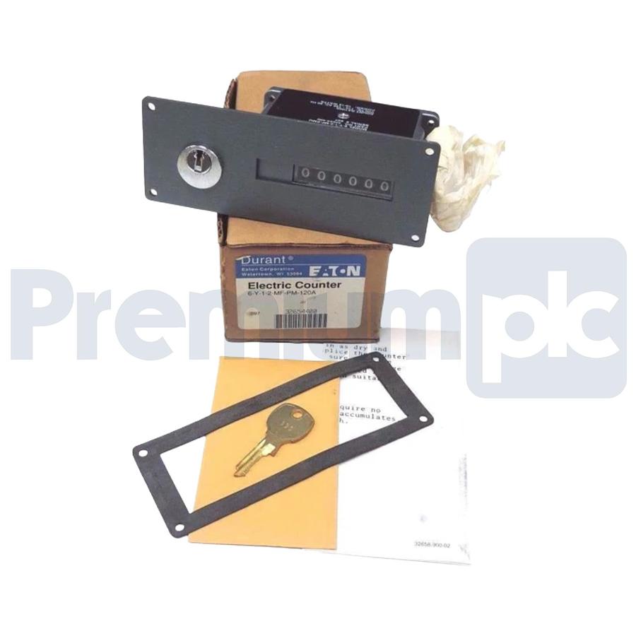 Durant Eaton 6-Y-1-2-MF-PM-120A Electric Counter - 6 Digit 120VAC - NSMP