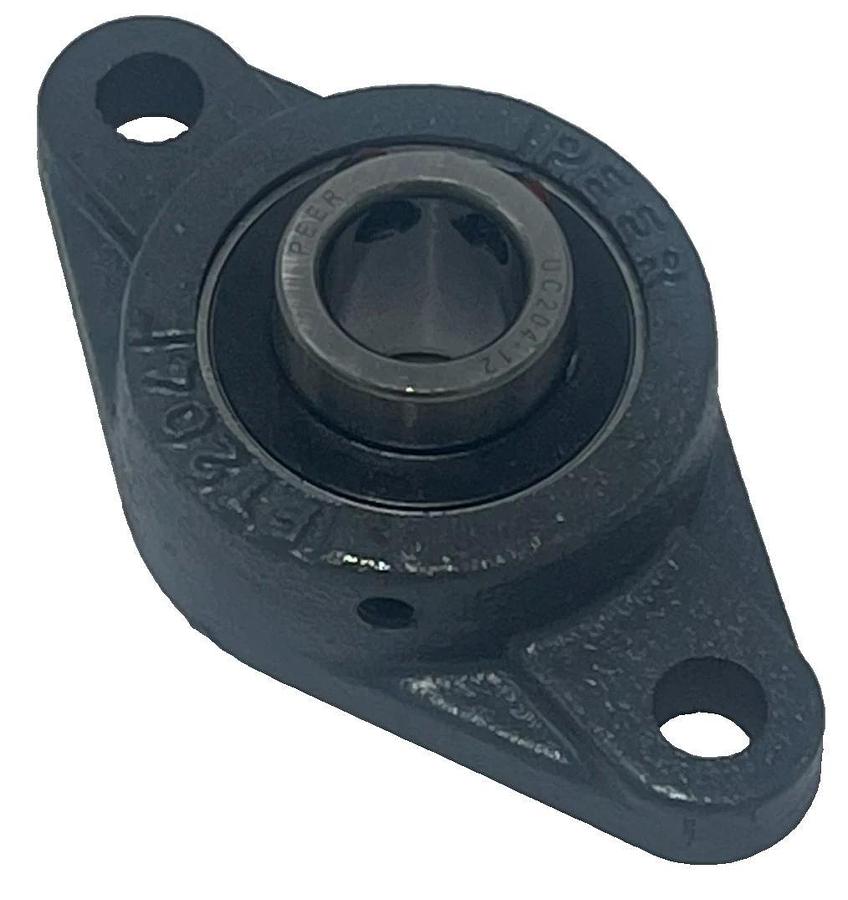 PEER UCFT204-12 Take-Up Flange Bearing 2-Bolt Stamped Steel 3/4" Bore, NSMP