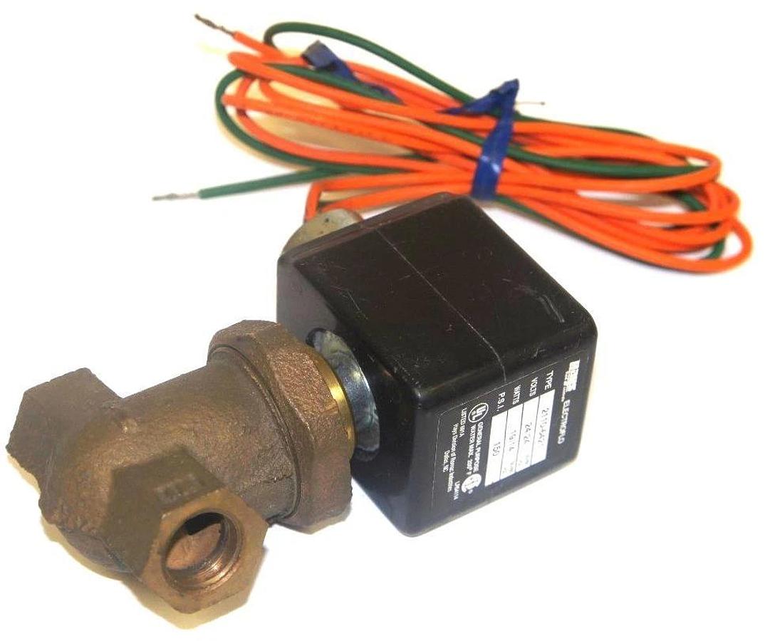 Used HAYS 2110-6421 SOLENOID VALVE, 24 V, 19/14 WATT, 150 PSI, 50/60 HZ, 21106421