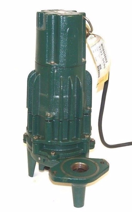 Used NEW ZOELLER 6163-0002 DOUBLE SEAL SEWAGE PUMP N6163-C 1/2HP 115V 15A CAST IRON