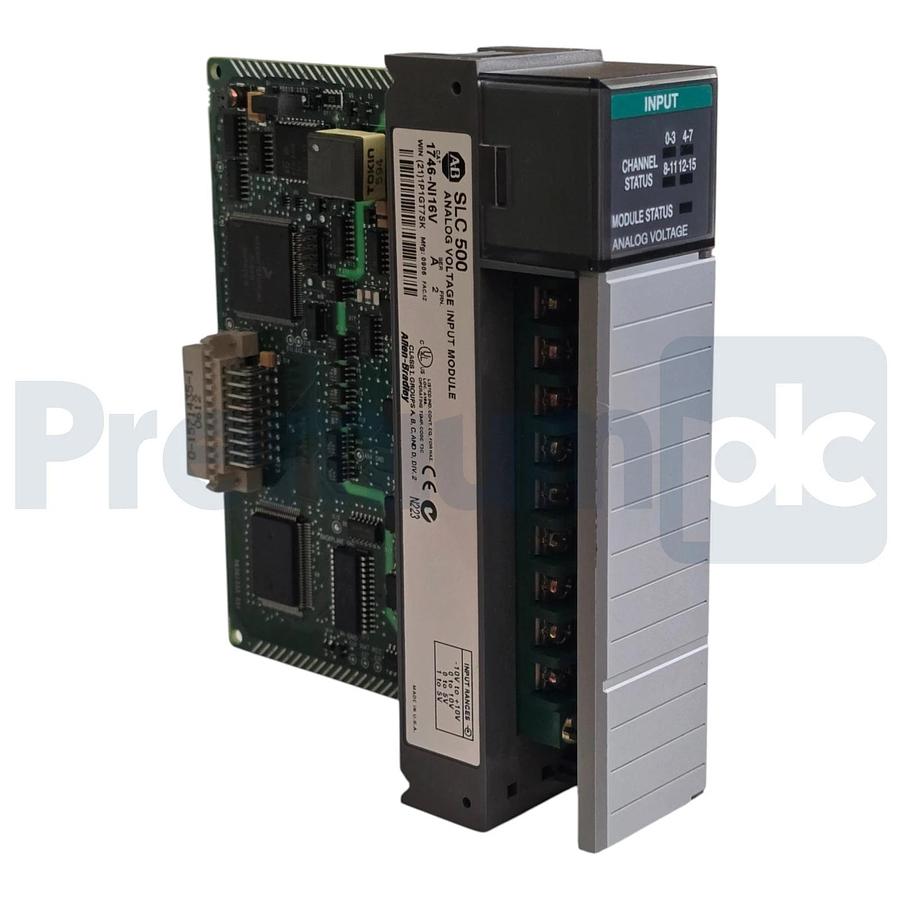 Allen Bradley 1746-NI16V /A SLC 500 Analog Voltage Input Module 16-Ch FRN 2 NUPI