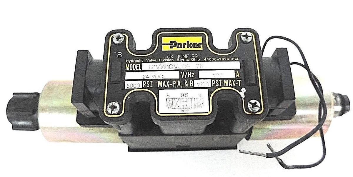 NEW PARKER D1VW1CVJCF-75 DIRECTIONAL VALVE D1VW1CVJCF, 24V, 1.00A, 5000PSI