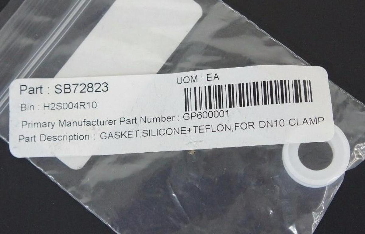 LOT OF 10 NEW GENERIC GP600001 SILICONE TEFLON GASKETS FOR DN10 CLAMP