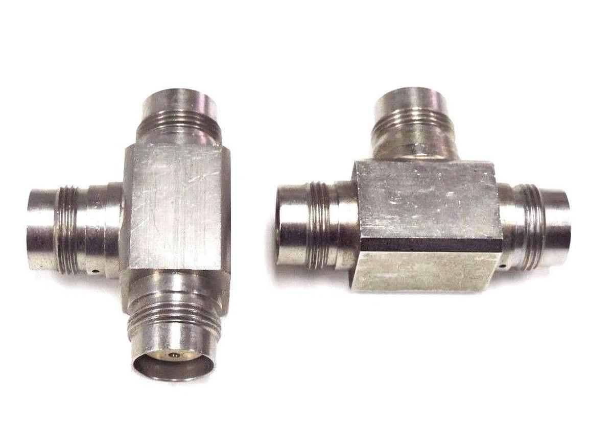 Used 2 AMPHENOL 82-5677 TWIN COAXIAL CONNECTORS 825677