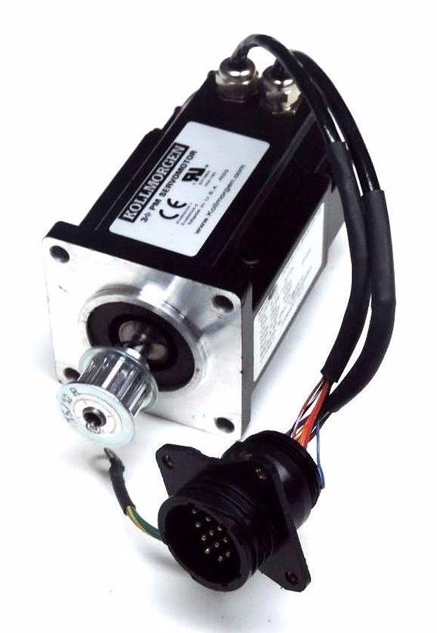Used KOLLMORGEN AKM21E-BSSNR-02 SERVO MOTOR 160VDC, 7000RPM, CLASS F, AKM21EBSSNR02