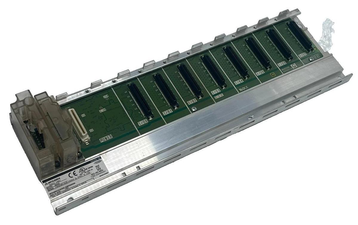 Used Mitsubishi Q68B MELSEC-Q Series 8-Slot Extension Base Unit - PLC Rack Module