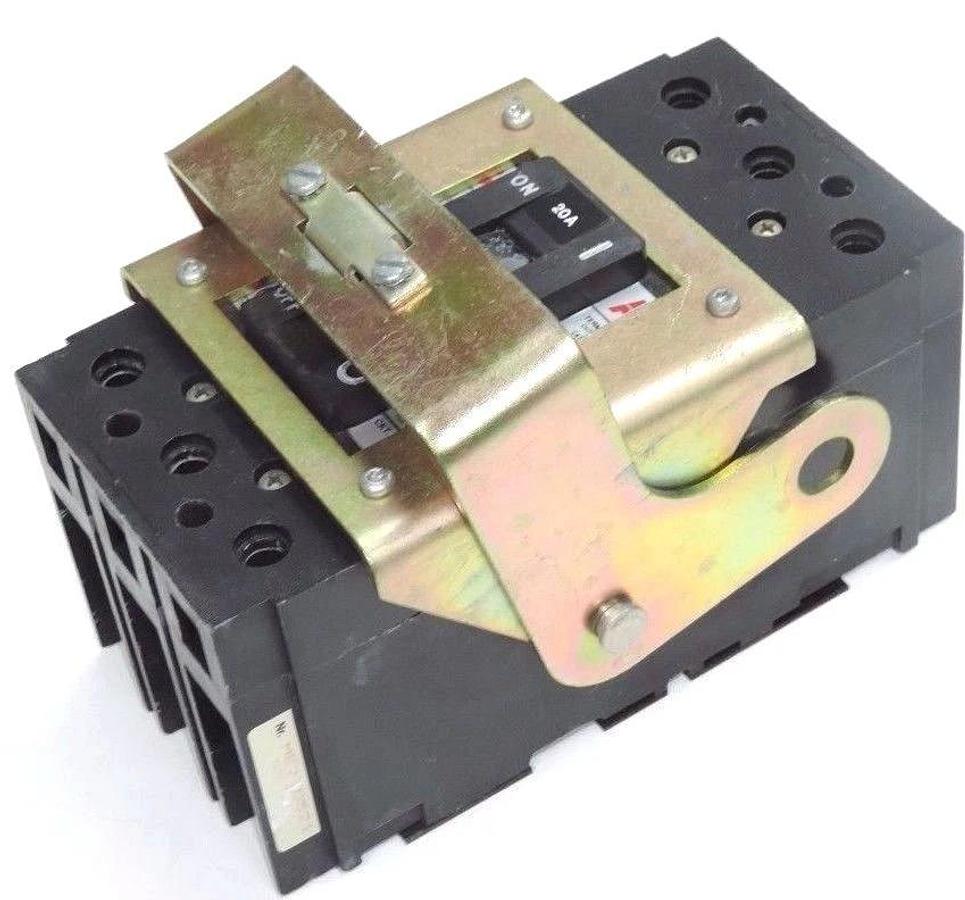 Used ABB UXAB 727131 R 103 CIRCUIT BREAKER 20A 3P UXAB727131R103