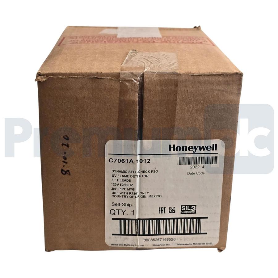 Honeywell C7061A1012 Dynamic Self-Check UV Flame Detector 3/4" SIL3 C7061 A 1012 85267148528
