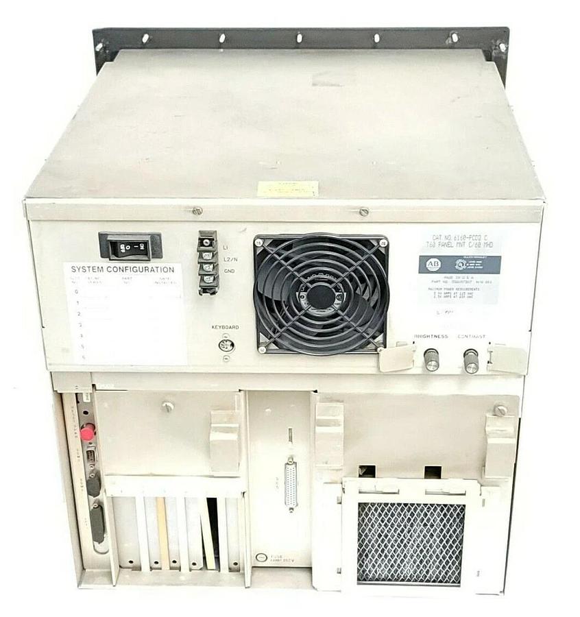 Used ALLEN BRADLEY 6160-PCD2 OPERATOR INTERFACE TERMINAL MNT C/60 MHD T60 SER. C