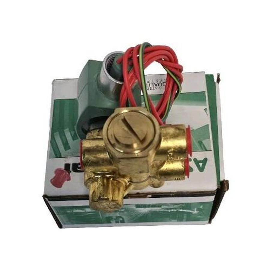 Used NIB ASCO 8321G002 SOLENOID VALVE 24/DC 3/8'' 3W 8321-G002-24DC