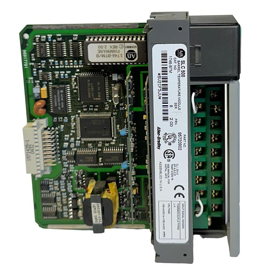 Used ALLEN BRADLEY 1746-BTM /B SLC 500 BARREL TEMPERATURE MODULE 95720902 USNP
