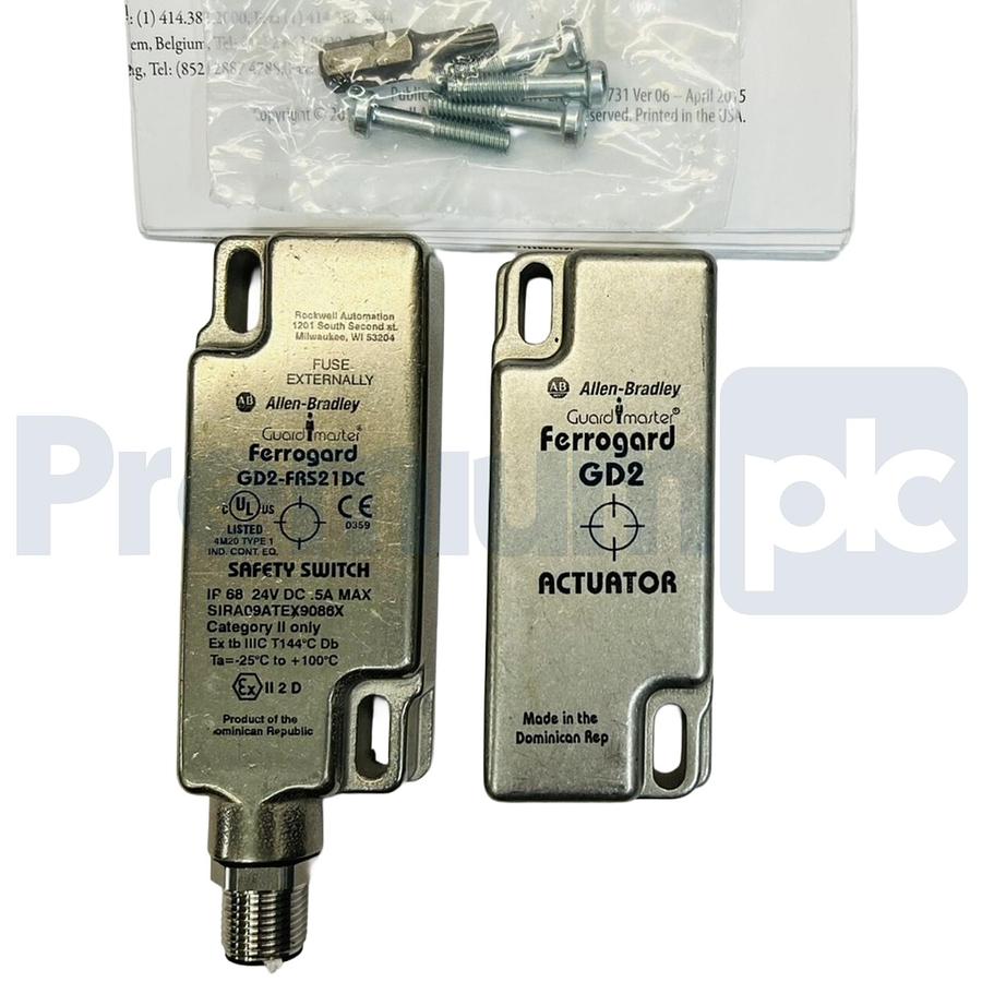 ALLEN BRADLEY 440N-G02149 /A Guardmaster FERROGARD GD2-FRS21DC N-C SWITCH NSFS