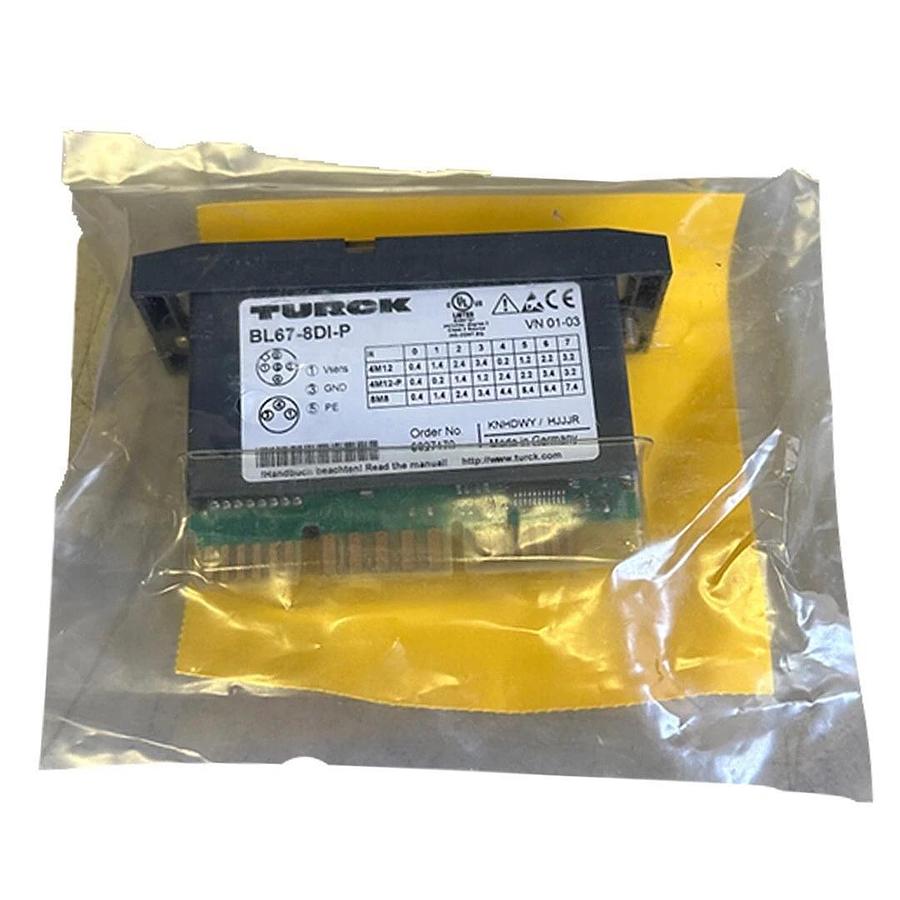 Used NEW TURCK BL67-8DI-P / BL678DIP BL67 SYSTEM I/O MODULE 8-PT DIGITAL 6827170