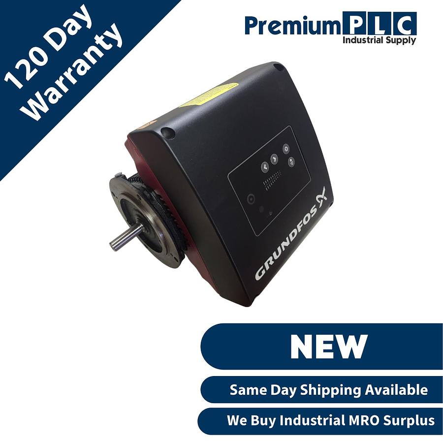 Used NEW GRUNDFOS 98362225 - MLE71A 2-56C-IA MLE ELECTRIC MOTOR W/SPEED CONTROL 3/4HP