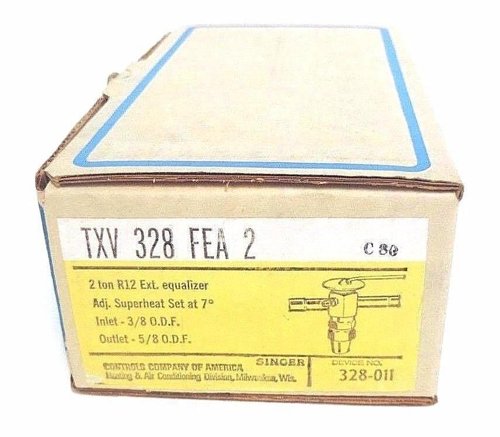 Used NIB SINGER TXV 328 FEA 2 INLET: 3/8 ODF OUTLET: 5/8 ODF 2 TON R12 EXT. EQUALIZER