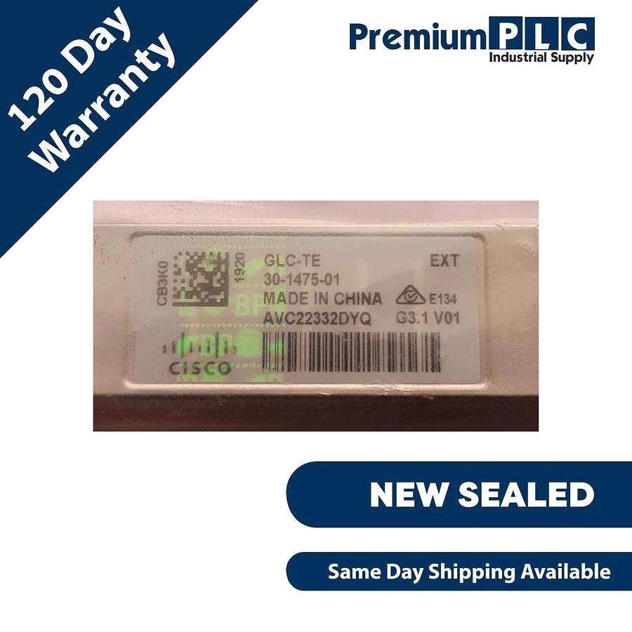 Used NEW FS CISCO GLC-TE= 30-1475-01 GBIC 1000BASE-T RJ-45 SFP TRANSCEIVER W/HOLOGRAM