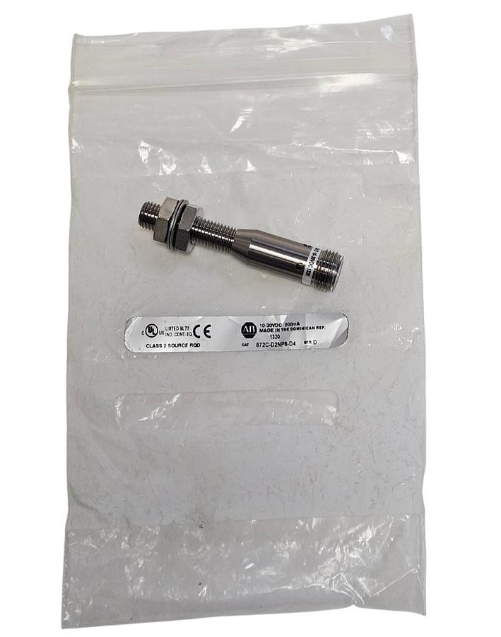NEW ALLEN BRADLEY 872C-D2NP8-D4 SER. D INDUCTIVE SENSOR 10-30 VDC 200mA