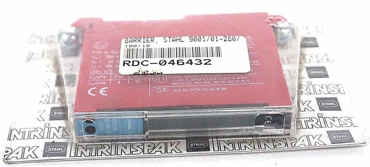 Used NIB STAHL INTRINSPAK 9001/01-280-100-10 SAFETY BARRIER 24V, 90010128010010