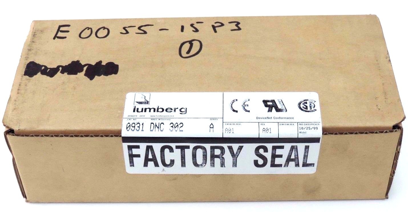 F/S LUMBERG 0931-DNC-302 DISTIBUTION BOX DEVICENET PASSIVE 8-PORT 0931DNC302