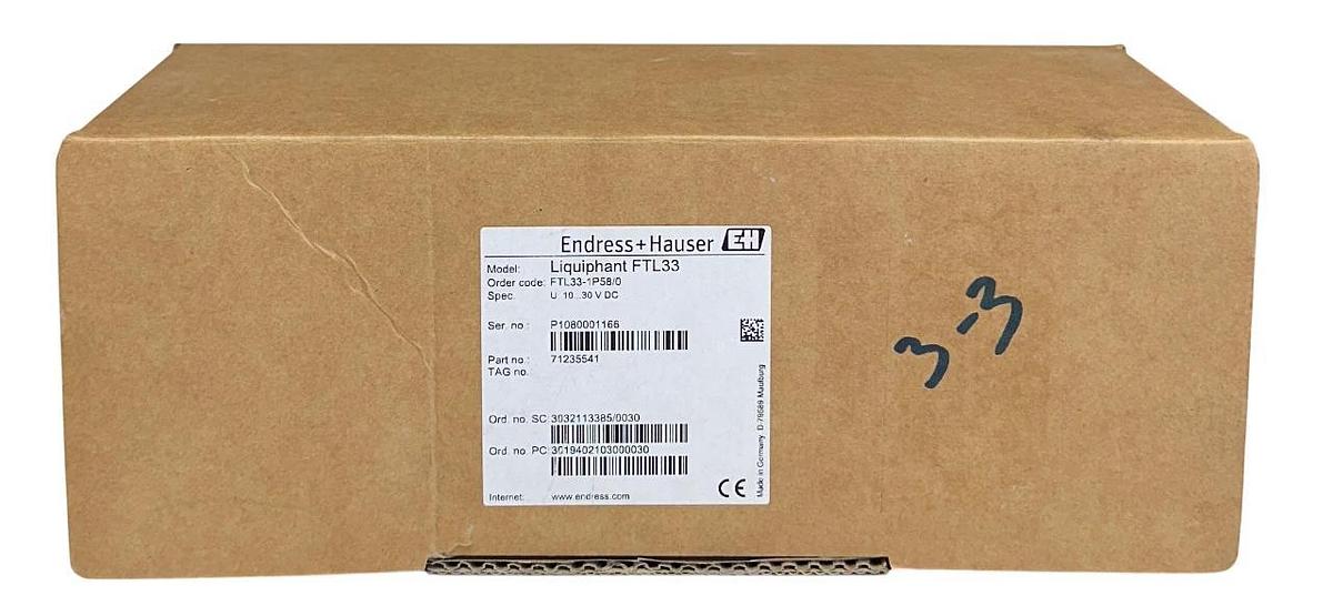ENDRESS+HAUSER FTL33-1P58/0 / FTL33-CA4M3AB3CJ Liquiphant FTL33 10-30VDC NSMP