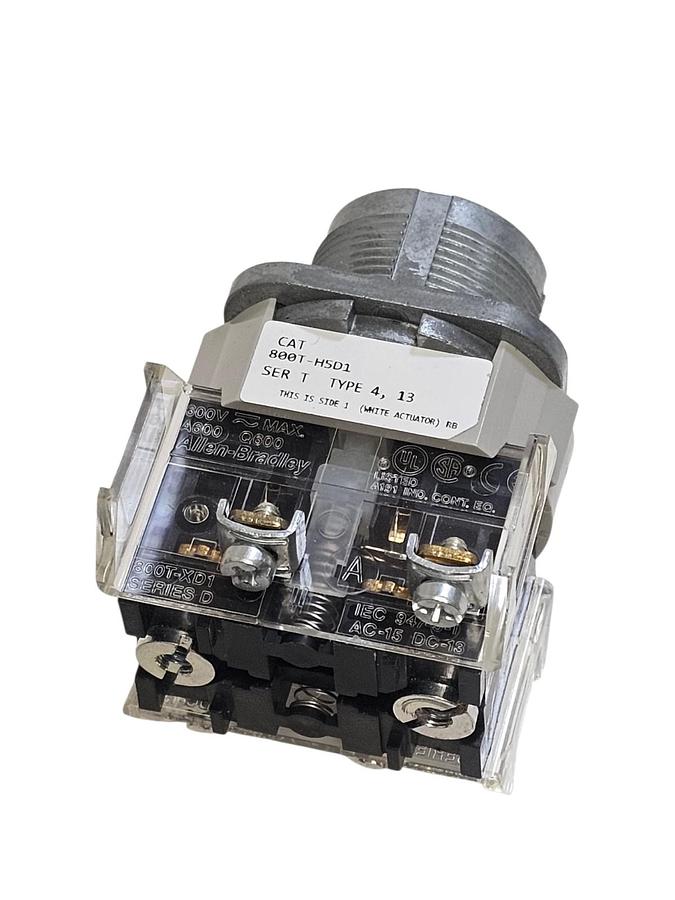 NEW ALLEN BRADLEY 800T-H5D1 SELECTOR SWITCH BODY 800TH5D1 W/OUT KNOB NSNP