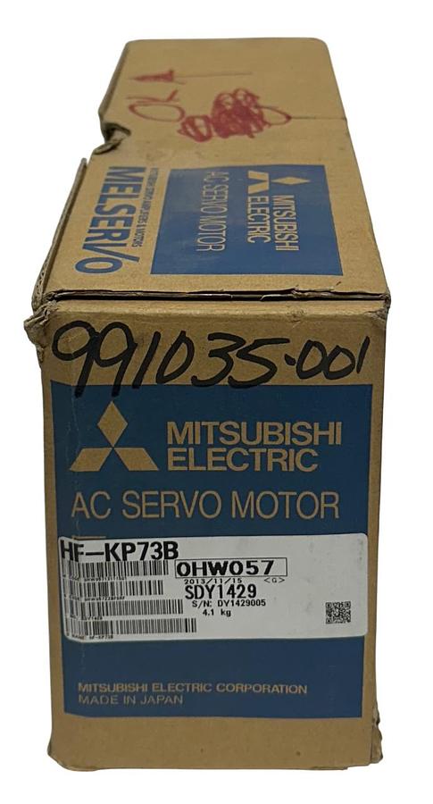 Used MITSUBISHI HF-KP73B / HFKP73B MELSERVO J3 AC SERVO MOTOR 750W/0.75kW ROTARY NSMP