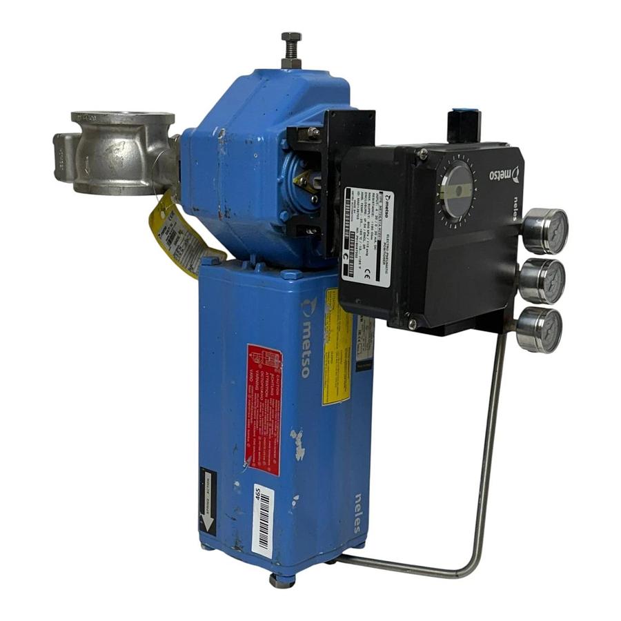 Metso Neles RAA050AS Ball Valve with B1JU8/35L Actuator and NE724 Positioner