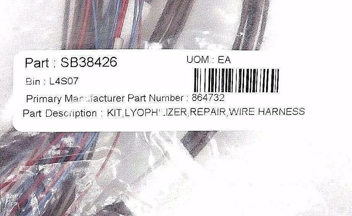 NEW HULL 864732 KIT, LYOPHILIZER, REPAIR, WIRE HARNESS,  THERMOCOUPLE ASSY.