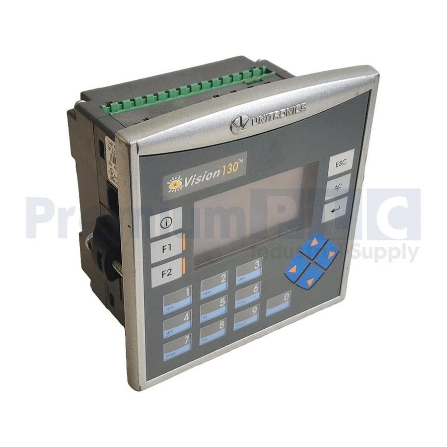 Used UNITRONICS V130-33-TA24 VISION 130 SERIES PLC+HMI PANEL MONOCHROME DISPLAY 2.4"