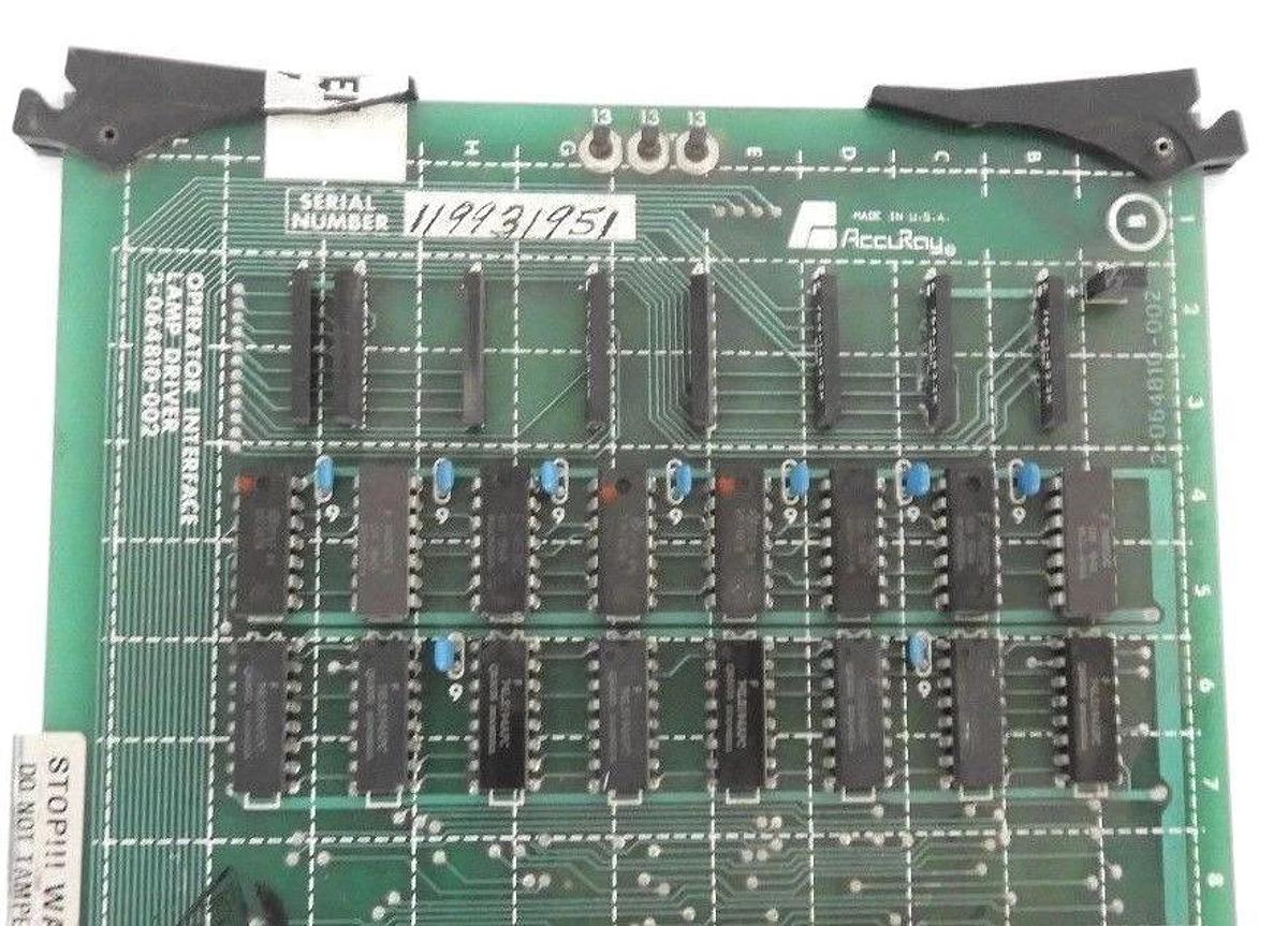 Used ACCURAY 2-064810-002 OPERATOR INTERFACE LAMP DRIVER 2064810002