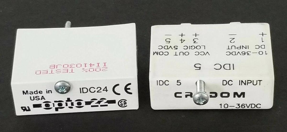 Used OPTO 22 IDC24 & CRYDOM IDC5 MODULES