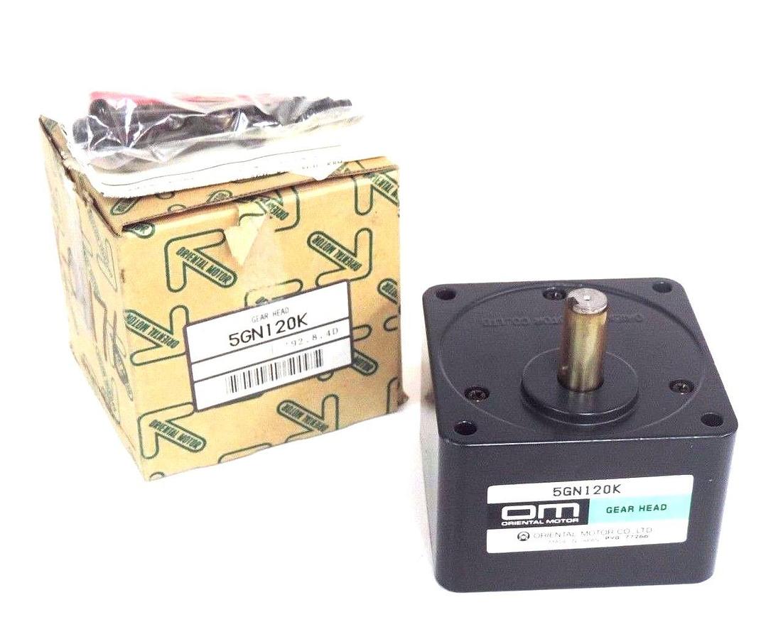 Used NIB ORIENTAL MOTORS 5GN120K GEAR HEAD 120:1 RATIO