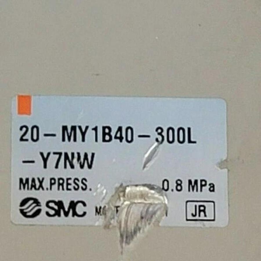 Used SMC 20-MY1B40-300L-Y7NW PNEUMATIC RODLESS CYLINDER 40MM BORE 300MM STROKE