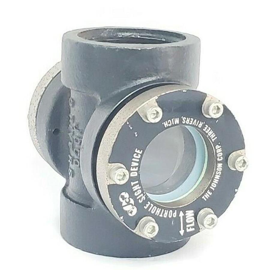 Used JOHNSON PSF81DI VALVE PORTHOLE SIGHT DEVICE 125WOG PSF81D1