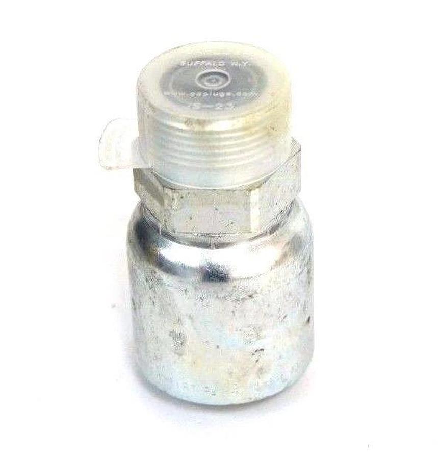 LOT OF 5 NEW PARKER 1J043-16-16 CRIMP FITTING SEAL LOK RIGID STRAIGHT 1" SILVER