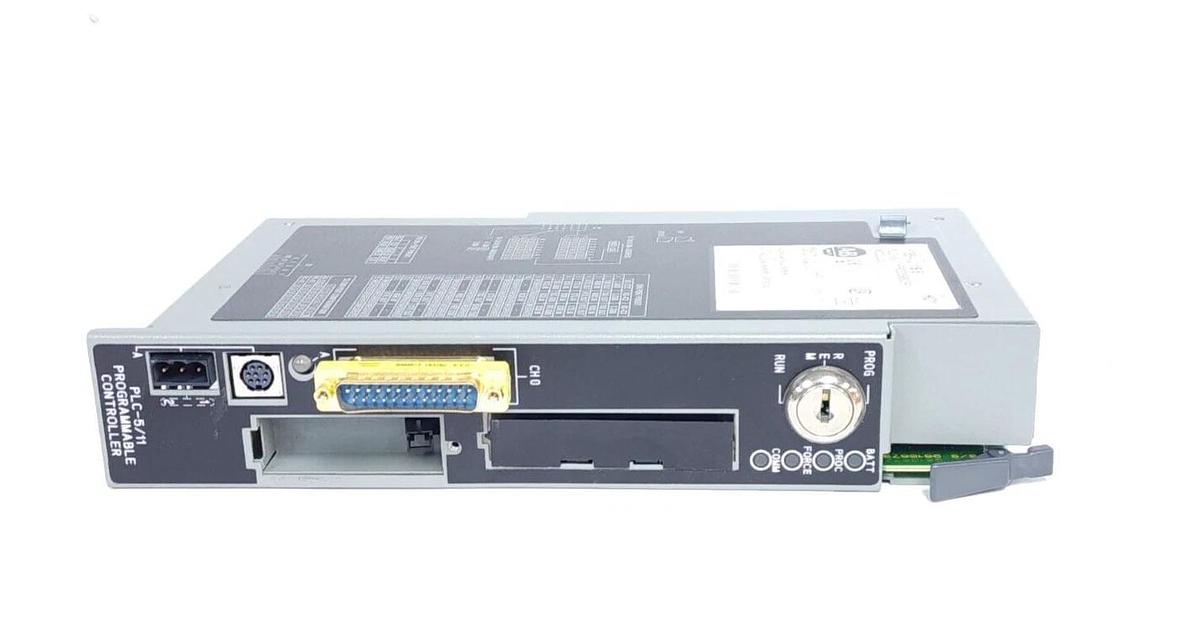 Used ALLEN BRADLEY 1785-L11B/E PLC-5/11 PROCESSOR MODULE SER. E F/W REV. D.1
